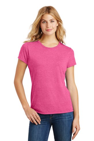 Custom Printed District Women's Perfect Tri Tee - DM130L 