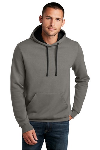 Customized Young Mens Concert Fleece Hoodie - District  DT810 With Logo