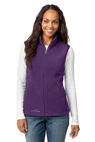 Custom Embroidered Eddie Bauer Ladies Fleece Vest - EB205 