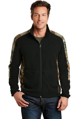 Custom Embroidered Port Authority Camouflage Microfleece Full-Zip Jacket - F230C 