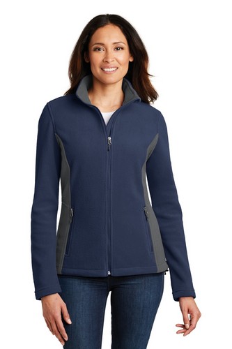 Custom Embroidered Port Authority Ladies Colorblock Value Fleece Jacket - L216 