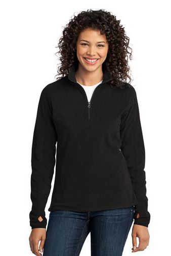 Custom Embroidered Port Authority Ladies Microfleece 1/2-Zip Pullover - L224 