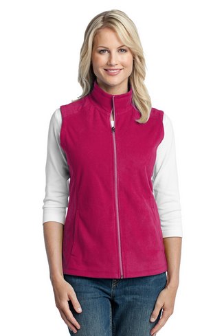 Custom Embroidered Port Authority Ladies Microfleece Vest - L226 