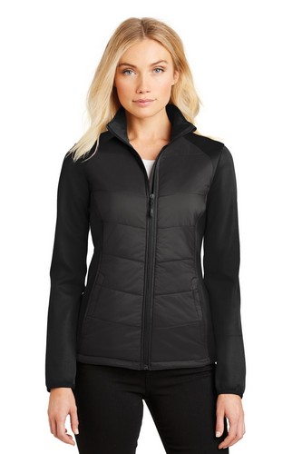 Custom Embroidered  Port Authority Ladies Hybrid Soft Shell Jacket - L787 