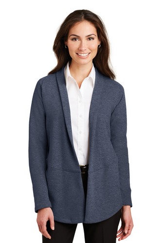 Custom Embroidered Port Authority Ladies Interlock Cardigan - L807 