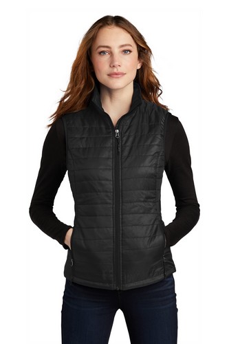 Custom Embroidered Port Authority Ladies Packable Puffy Vest - L851 