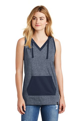 Custom Logo  New Era Ladies Heritage Blend Hoodie Tank - LNEA106 