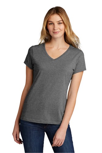 Custom Printed Port & Company Ladies Tri-Blend V-Neck Tee. LPC330V With Imprint