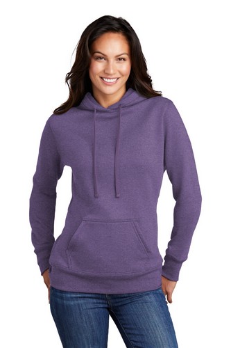 Custom Printed Port & Company Ladies Core Fleece Pullover Hooded Sweatshirt - LPC78H 