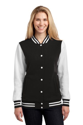 Custom Embroidered Sport-Tek Ladies Fleece Letterman Jacket - LST270 