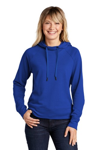 Custom Logo Sport-Tek Ladies Lightweight French Terry Pullover Hoodie - LST272 