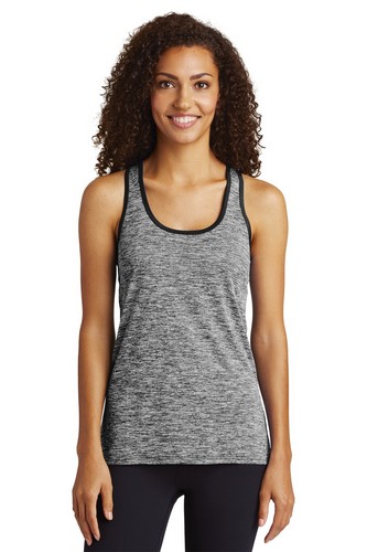 Custom Printed Sport-Tek Ladies PosiCharge Electric Heather Racerback Tank - LST396 