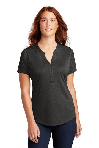 Custom Logo Sport-Tek Ladies Endeavor Henley - LST468 