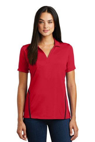 Custom Embroidered Sport-Tek Ladies Contrast PosiCharge Tough Polo - LST620 