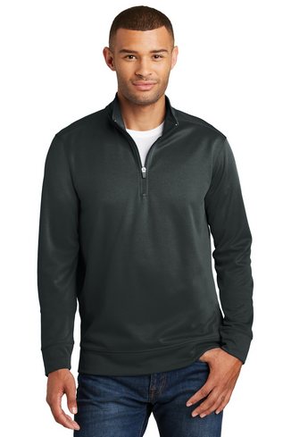 Custom Printed  Port & Company Performance Fleece 1/4-Zip Pullover Sweatshirt - PC590Q 