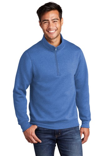 Custom Printed Port & Company Core Fleece 1/4-Zip Pullover Sweatshirt - PC78Q 