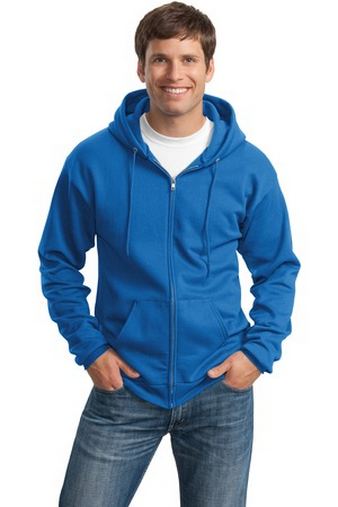 Custom Printed  Full-Zip Hooded Sweatshirt 7.8-oz Port & Company - PC78ZH  With Logo