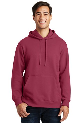 Custom Printed  Port & Company Fan Favorite Fleece Pullover Hooded Sweatshirt - PC850H 