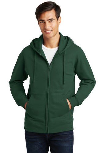 Custom Printed  Port & Company Fan Favorite Fleece Full-Zip Hooded Sweatshirt - PC850ZH 