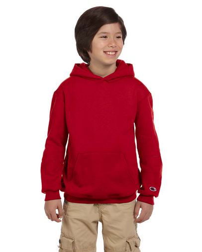 Custom Printed  Champion Youth Eco Youth Pullover Hoodie - S790 