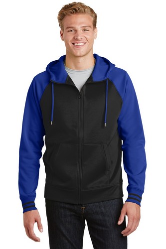 Custom Printed  Sport-Tek Sport-Wick Varsity Fleece Full-Zip Hooded Jacket - ST236 