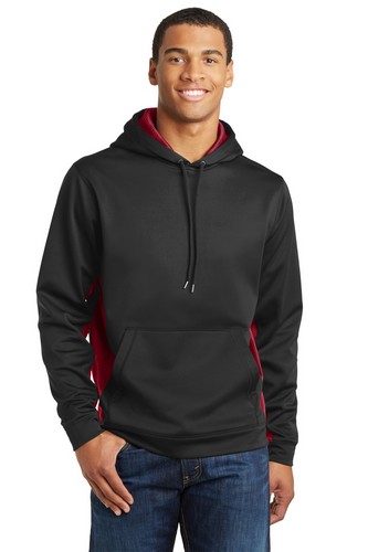 Custom Printed  Sport-Tek Sport-Wick CamoHex Fleece Colorblock Hooded Pullover - ST239 