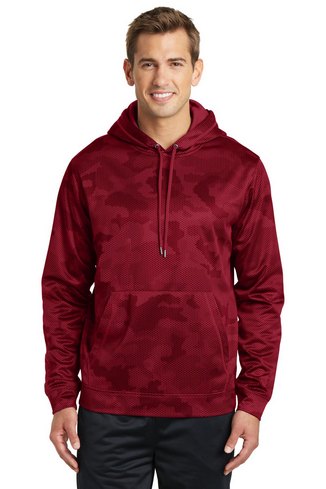 Custom Printed  Sport-Tek Sport-Wick CamoHex Fleece Hooded Pullover - ST240 