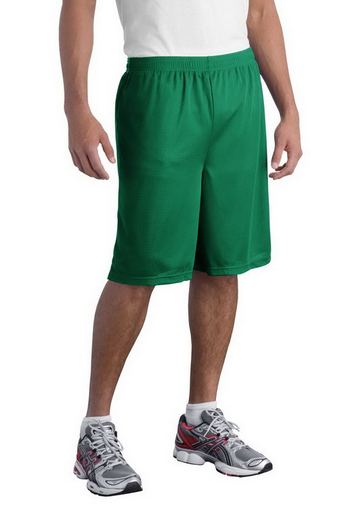 Custom Logo  Long Classic Mesh Shorts Sport-Tek - ST515 