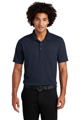 Custom Logo Sport-Tek PosiCharge RacerMesh Pocket Polo. ST640P With Logo