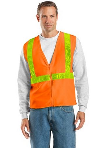 Custom Logo  Port Authority Enhanced Visibility Safety Vest SV01 