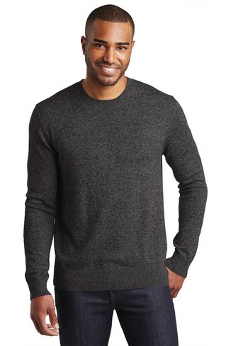 Custom Embroidered  Port Authority Marled Crew Sweater - SW417 