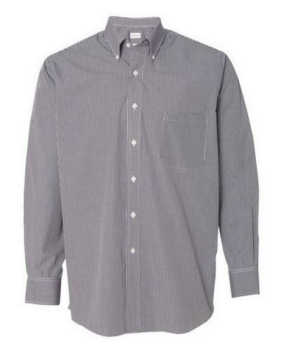 Custom Embroidered  Van Heusen Gingham Check Shirt - 13V0225 