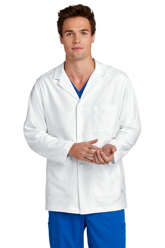 Custom Embroidered WonderWink Men's Consultation Lab Coat - WW5072 