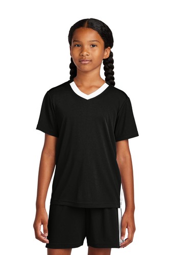  Sport-Tek Youth Competitor United V-Neck YST101 