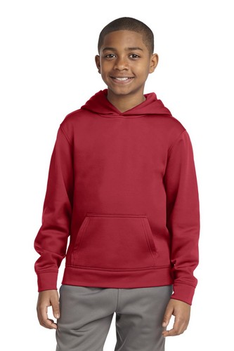 Custom Printed Sport-Tek Youth Sport-Wick Fleece Hooded Pullover - YST244 