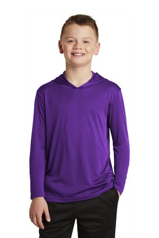 Custom Printed Sport-Tek Youth PosiCharge Competitor Hooded Pullover - YST358 