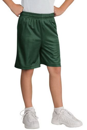 Custom Printed   Youth Classic Mesh Short Sport-Tek -  YST510  With Logo 