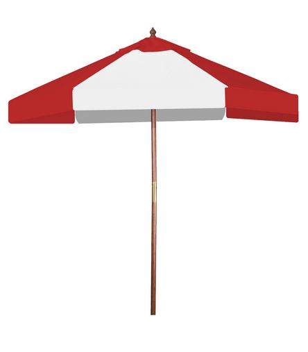 Custom Logo 7' Market Umbrella With Valance 