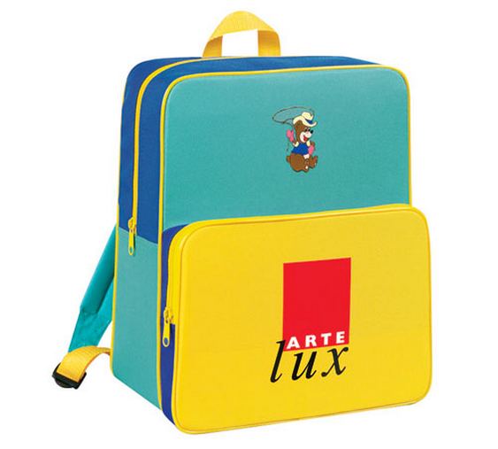 Custom Printed  Multi-Color Backpack For Kids - CH-6336  With Logo