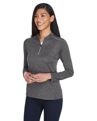 Custom Embroidered  Core 365 Ladies' Kinetic Performance Quarter-Zip - CE401W 