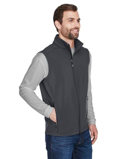 Custom Embroidered Core 365 Men's Cruise Two-Layer Fleece Bonded Soft Shell Vest - CE701 