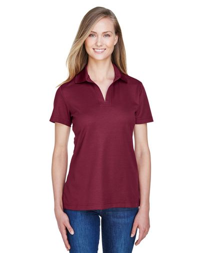 Custom Embroidered  Devon & Jones CrownLux Performance Ladies' Plaited Polo - DG20W 