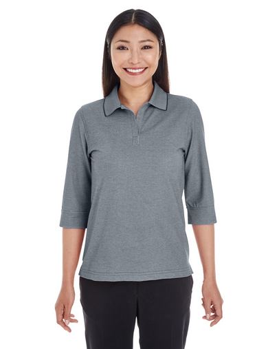 Custom Embroidered  Devon & Jones Ladies' Pima-Tech Oxford Pique Polo - DG220W 