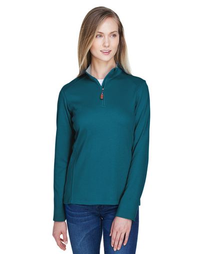 Custom Embroidered  Devon & Jones Ladies' DRYTEC20 Performance Quarter-Zip - DG479W 