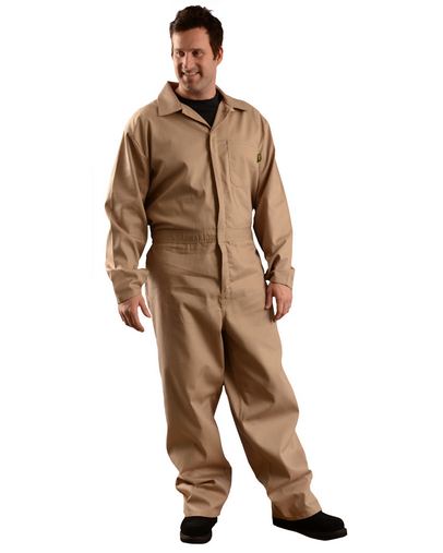 Custom Logo OccuNomix Men's Value Cotton Flame Resistant HCR 1 Coverall - G906 