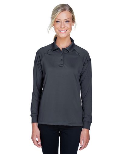 Custom Embroidered  Harriton Ladies' Advantage Snag Protection Plus Long-Sleeve Tactical Polo - M211LW 