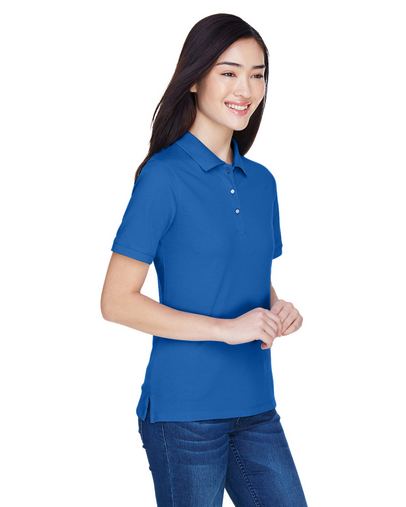 Custom Embroidered  Harriton Ladies' Easy Blend Polo - M265W 