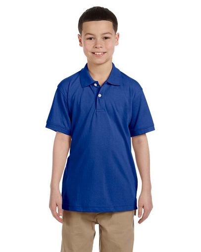 Custom Embroidered  Harriton Youth Easy Blend Polo - M265Y 