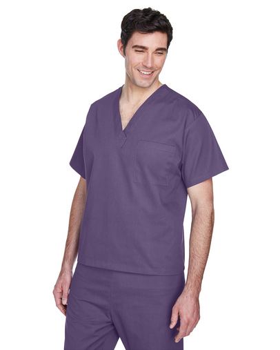 Custom Embroidered  Harriton Adult Restore Scrub Top - M897 