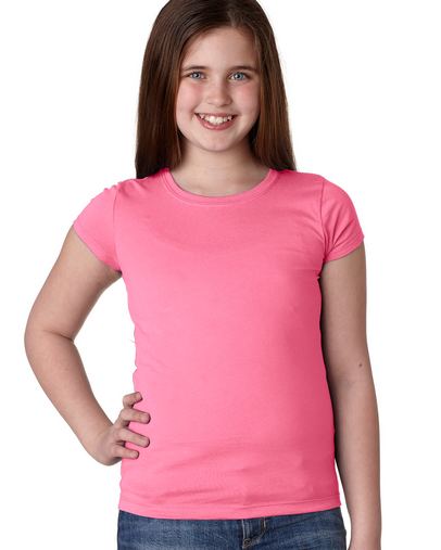 Custom Printed  Next Level Youth Girls??? Princess T-Shirt - N3710 